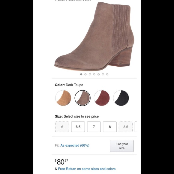 Dolce Vita Iona Ankle Bootie in Taupe - Picture 6 of 6